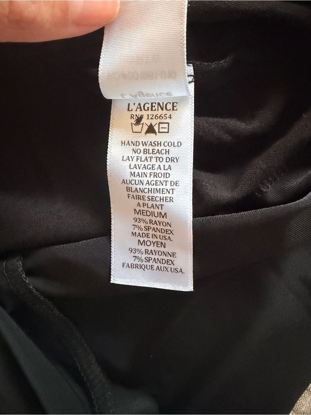 L'AGENCE Angel Square Neck Bodysuit - Picture 9 of 10